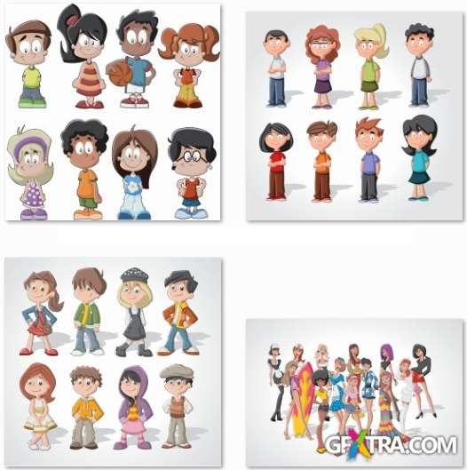 animation people collection - Clip Art Library