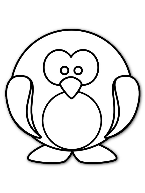 Cute Coloring Pages Of Penguins Images  Pictures - Becuo
