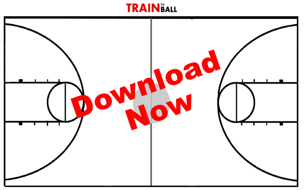 Printable Basketball Full Court Diagram