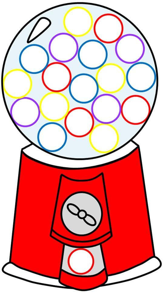 Gumball printable | PTSO | Clipart library