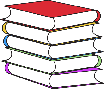 Stack of Books Clip Art - Stack of Books Image