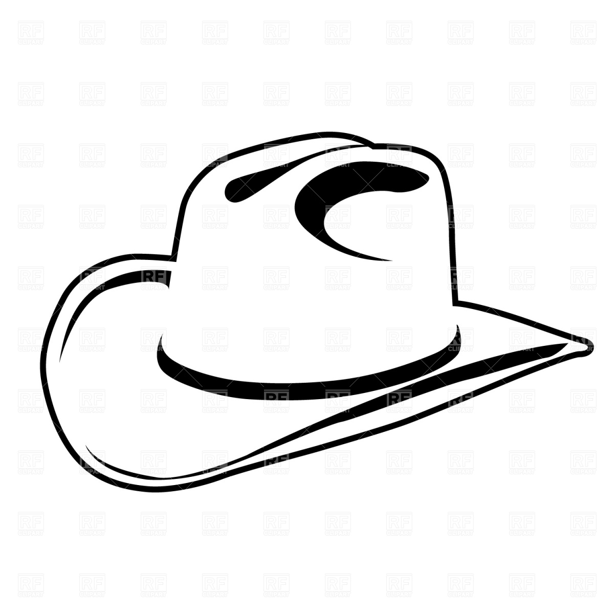Free Cowboy Hat Drawing, Download Free Cowboy Hat Drawing