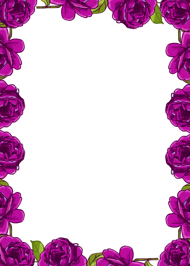 Free Rose Page Border Download Free Rose Page Border Png Images Free Cliparts On Clipart Library