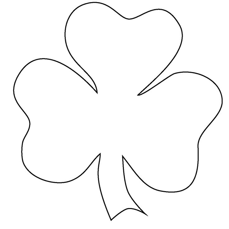 Free Outline Of A Shamrock Download Free Outline Of A Shamrock png