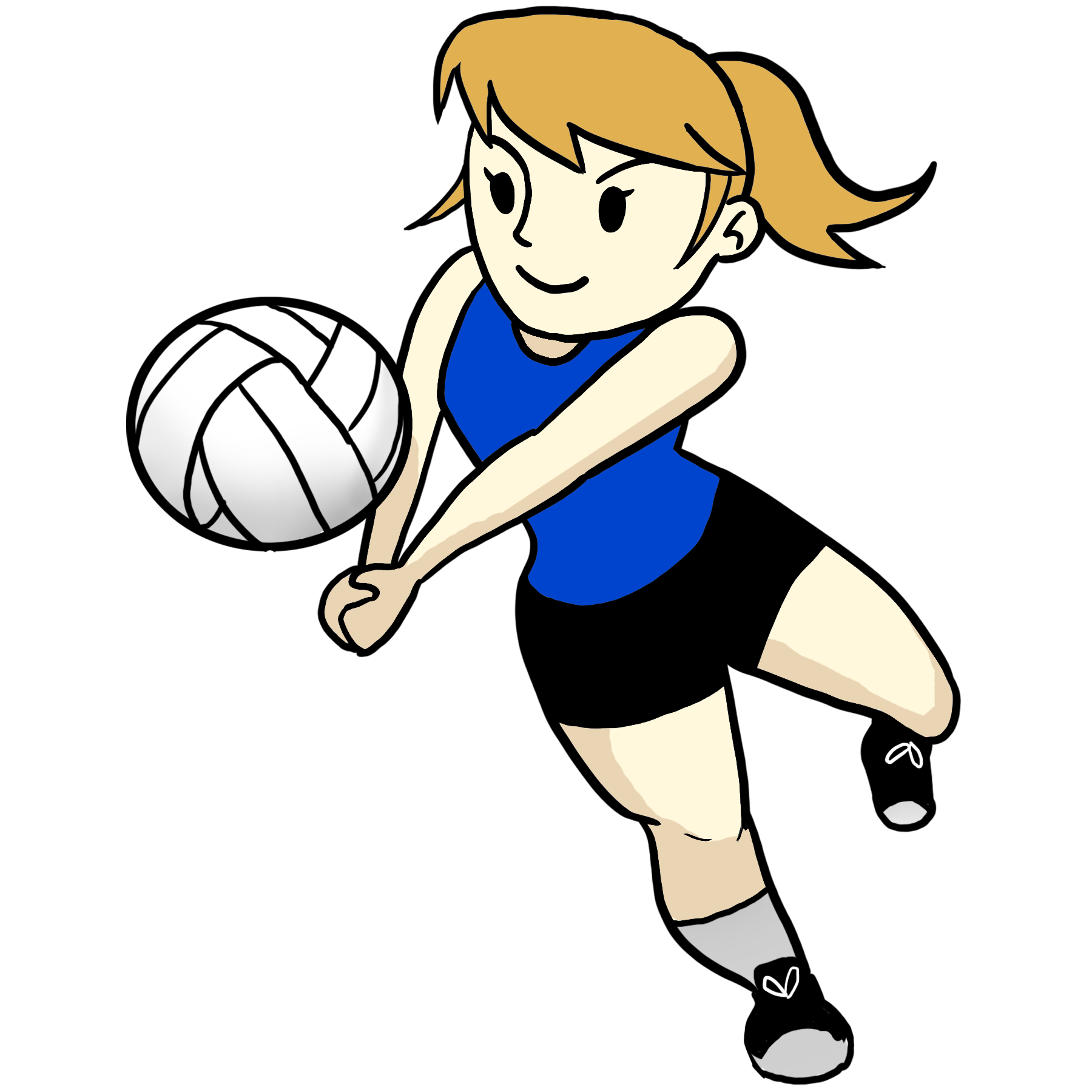 Images For  Volleyball Coach Cartoon