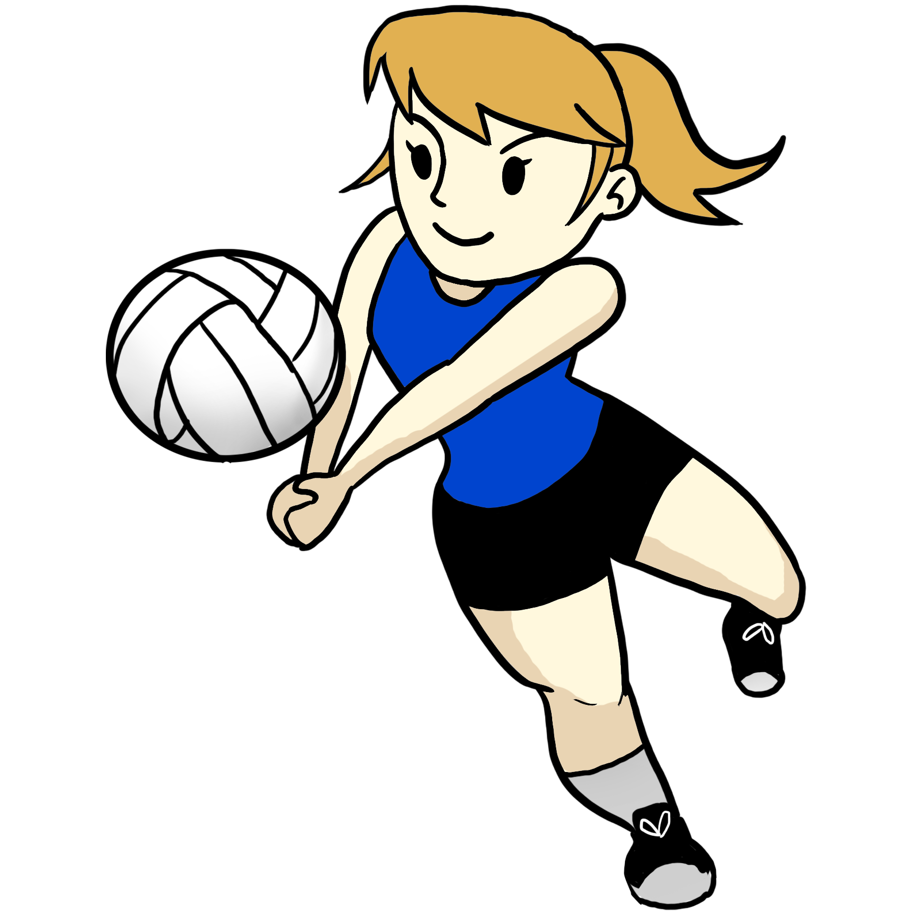 VOLLEYBALL CARTOON | Free Download Clip Art | Free Clip Art | on