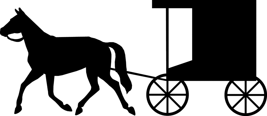 Horse-Drawn Vehicles, Silhouette | ClipArt ETC