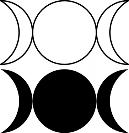 Moon Phases Clip Art - Clipart library