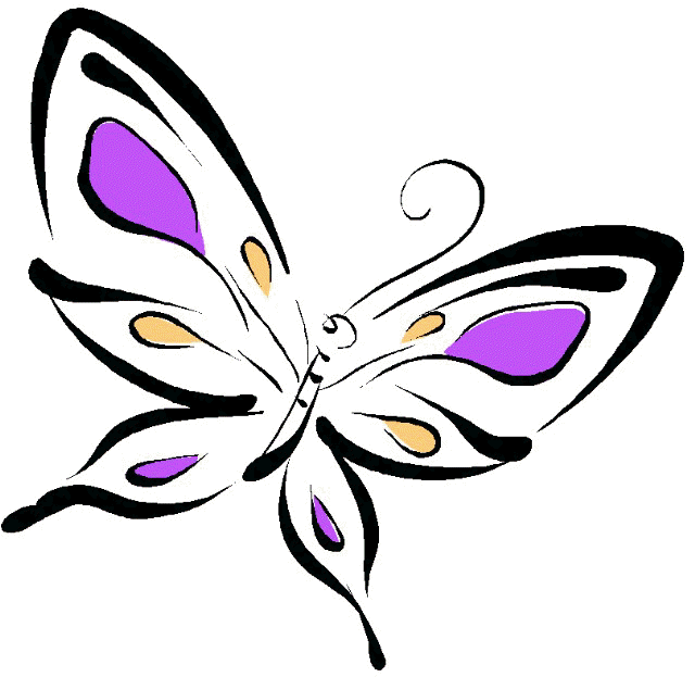 Purple Butterfly Clipart | Clipart library - Free Clipart Images