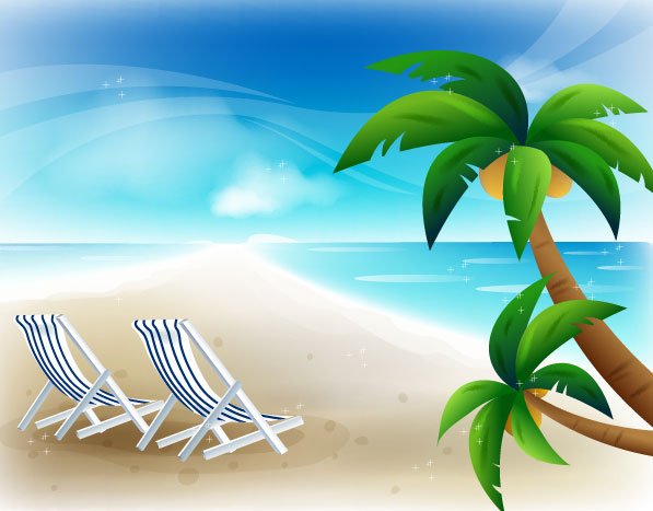 free clipart of the beach - photo #36