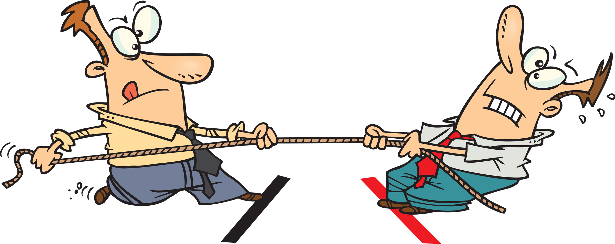 Cartoon Tug Of War | Free Download Clip Art | Free Clip Art | on