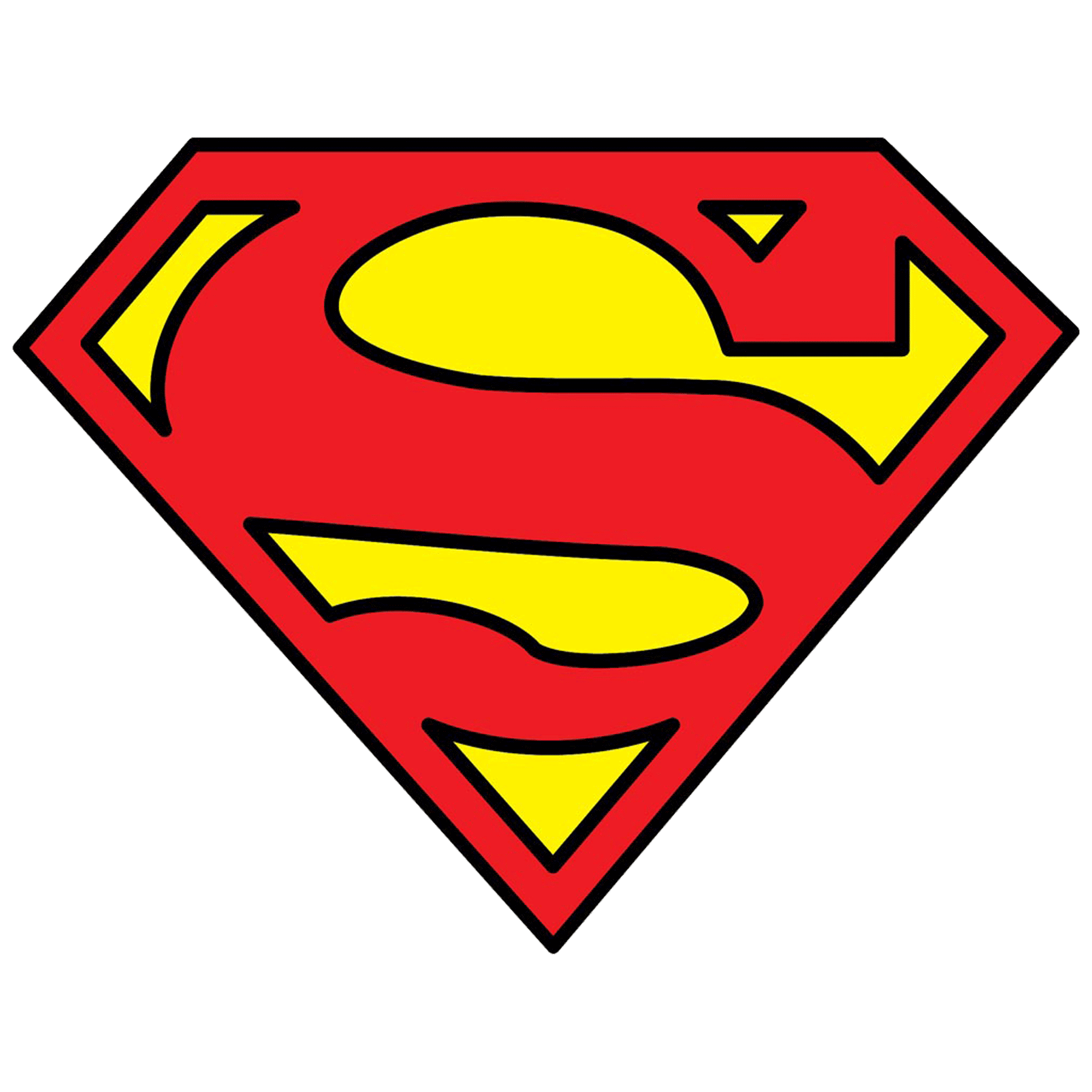 Superman Logo Stencil Template - Quoteko. - Clipart library - ClipArt 