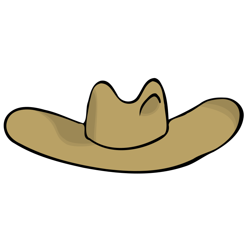 Cartoon Cowboy Hat - Clipart library