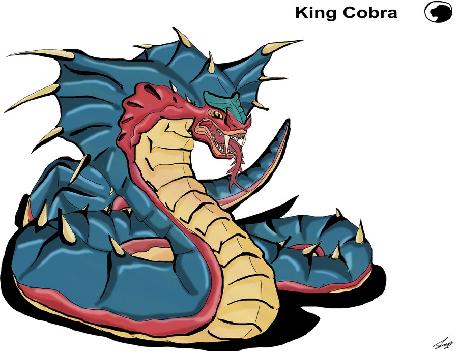 Godzilla animated: King Cobra by Blabyloo229 on Clipart library