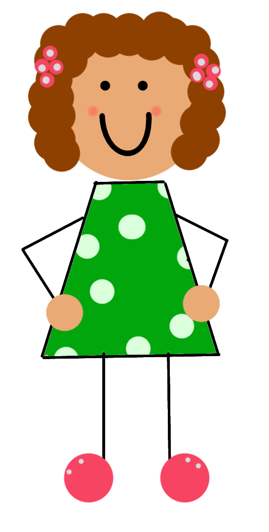 Girl Student Thinking Clipart