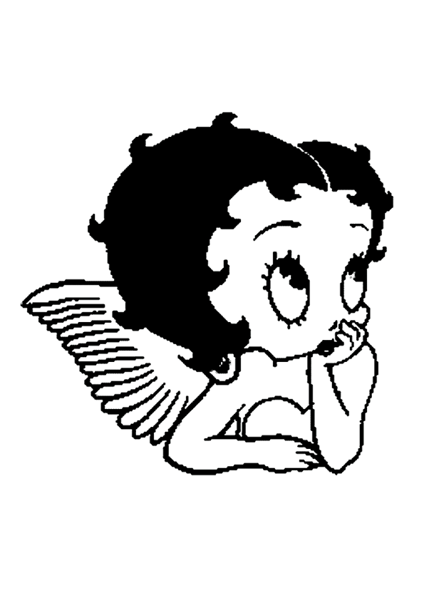 outline betty boop tattoo - Clip Art Library