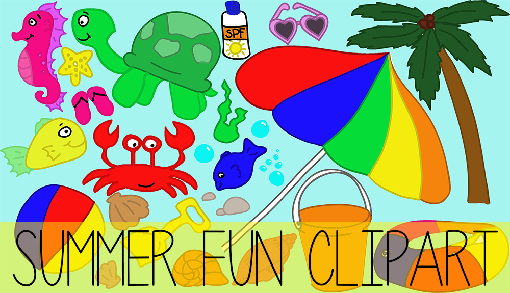 clipart of summer fun - photo #19