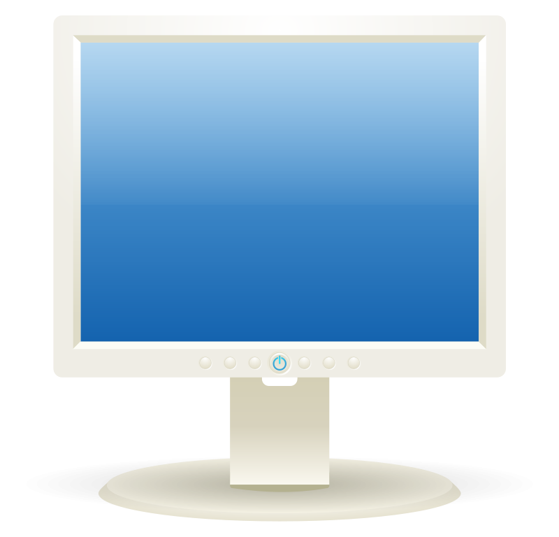 Computer LCD Display Clip Art Download