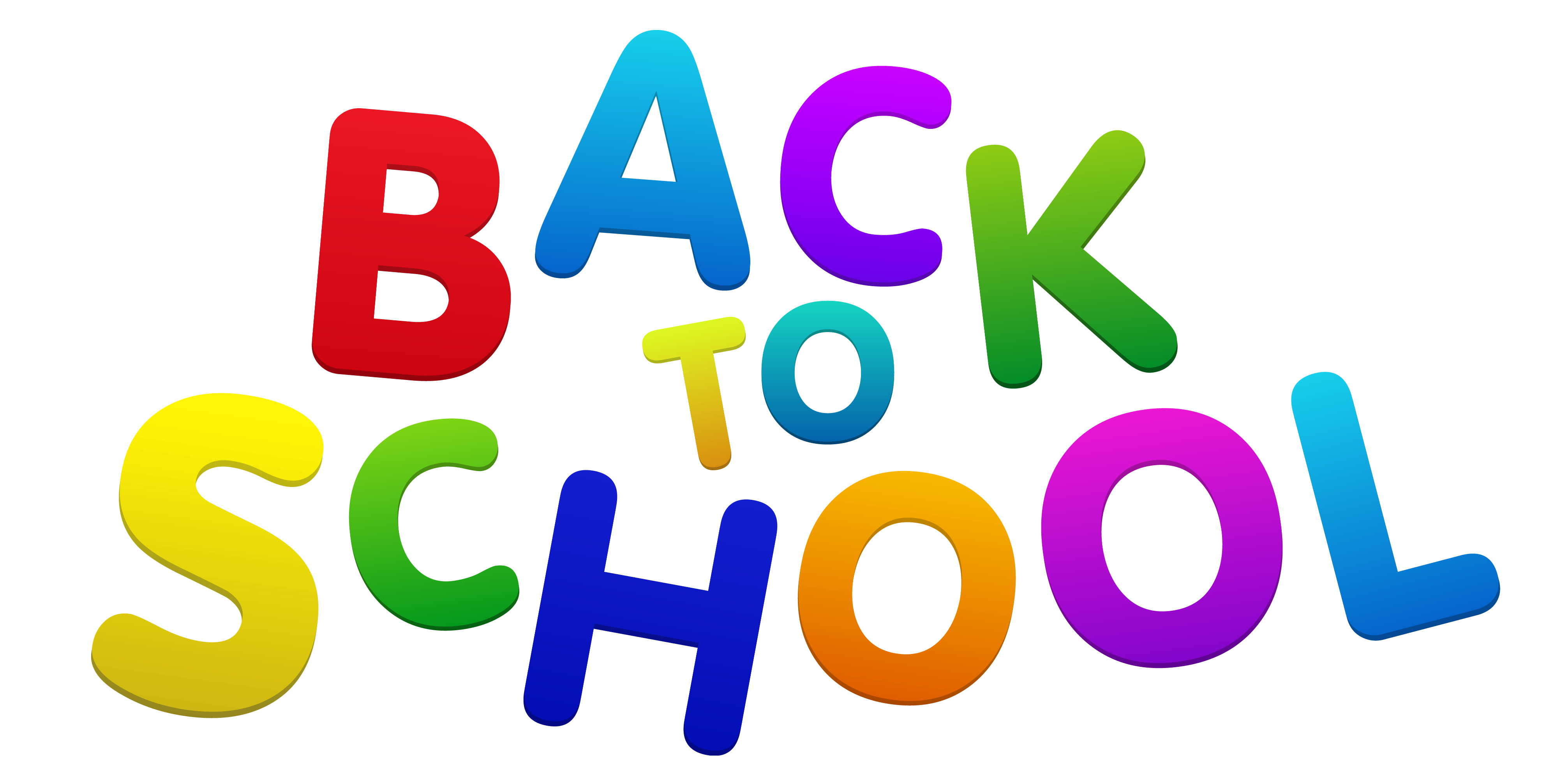 Back to School Colorful PNG Picture
