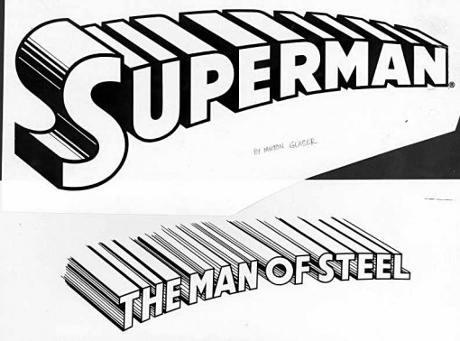 superman alphabet font