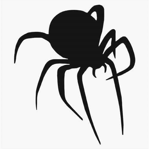 Cartoon Spider Clip Art | SILHOUETTES  BLACK/WHITES | Clipart library