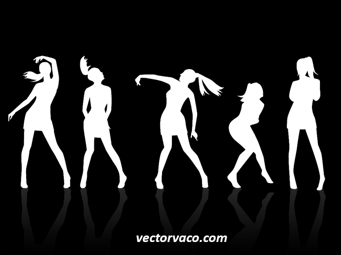 Dance Silhouette Vector 13138 - Free Vectors