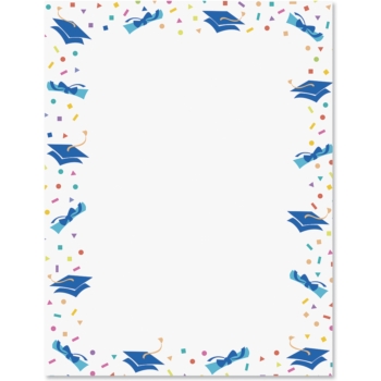 Graduation Day PaperFrames Border Papers by PaperDirect