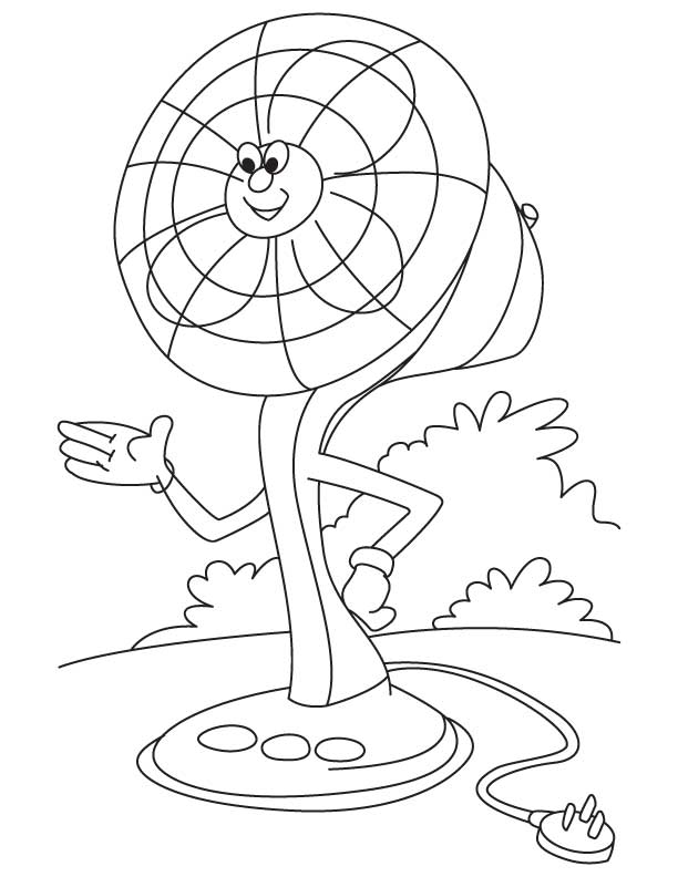Free Coloring Pages Of Electric Fan, Download Free Coloring Pages Of