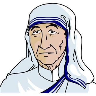 cartoon picture of mother teresa - Clip Art Library