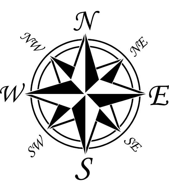 Free Rose Compass Drawing, Download Free Rose Compass Drawing png
