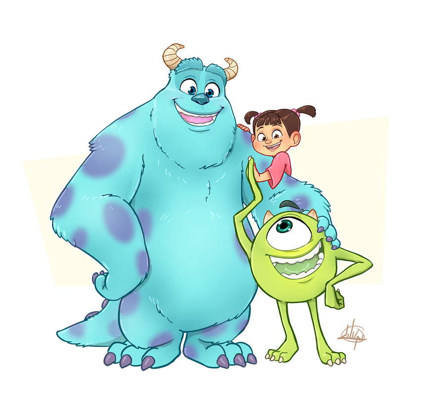 Monsters Inc by LuigiL on Clipart library.
