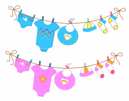 Free baby shower clip art border Free vector for free download 