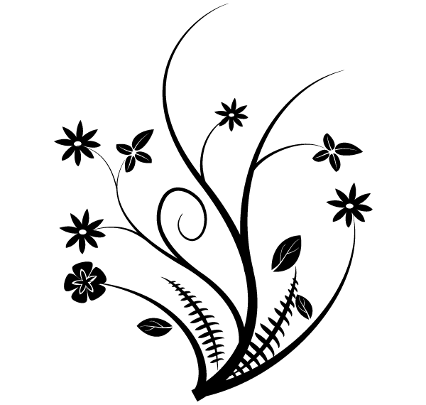Free Ornamental Floral Vector Graphics | Floral Vector Free Download