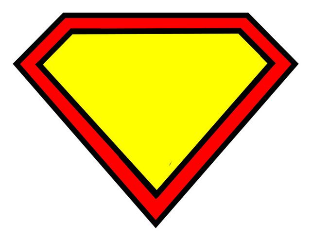 Free Blank Superman Logo, Download Free Clip Art, Free Clip Art on