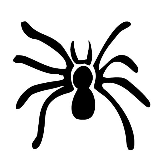 Spider Clipart Black And White | Clipart library - Free Clipart Images