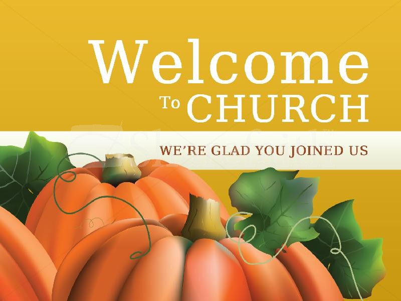 Free church welcome slides