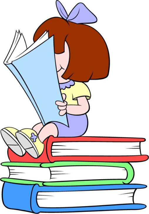 free clipart of books and reading - photo #25