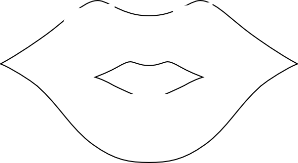 mouth clipart black and white free - photo #22