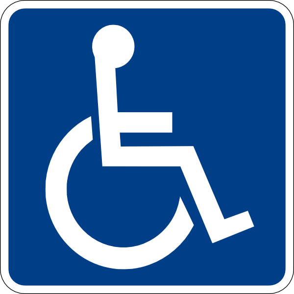 Handicapped Accessible Sign clip art - vector clip art online 