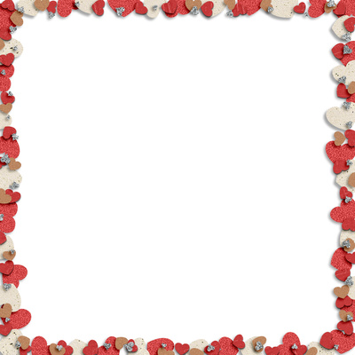 Free Heart Borders Printable Blank Page Frame Template | Just Free 