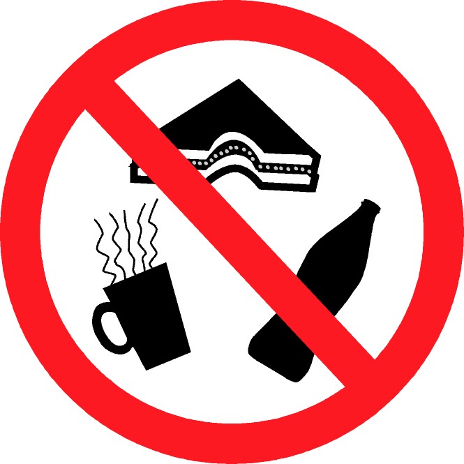 No Food Or Drink Signs - Clipart library