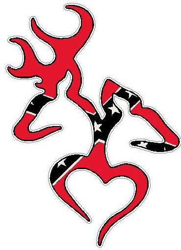 Browning Heart Decal