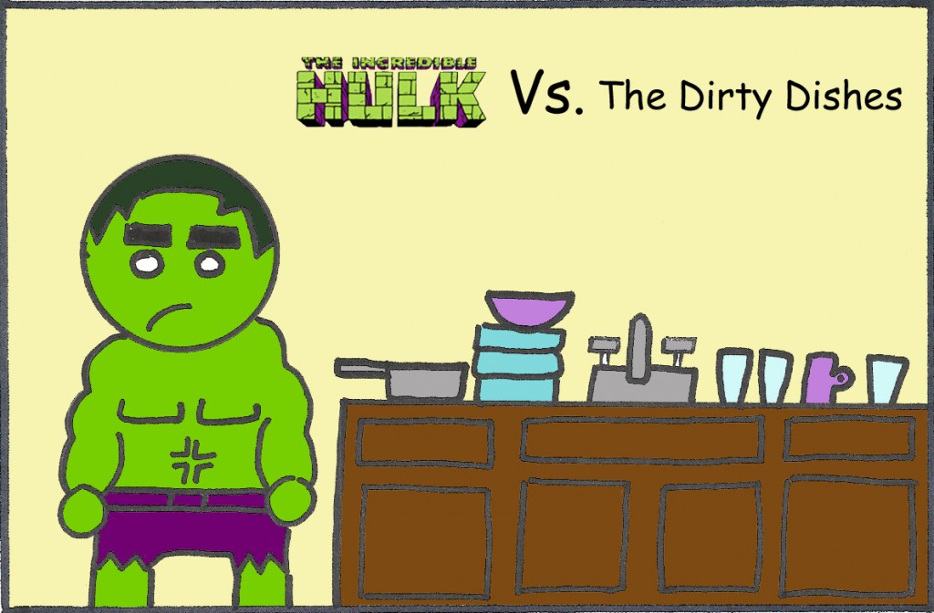 Hulk Vs. The Dirty Dishes | Monkey In The Cage