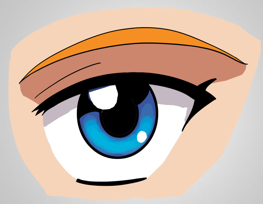 Drawing Anime Eyes - Part 3: The Eye of Edward Elric