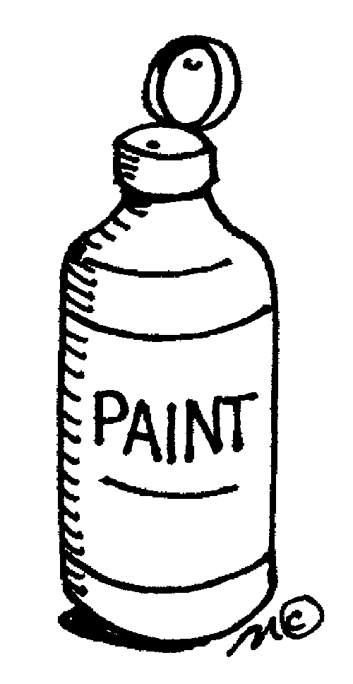 Art Supplies Clipart Black And White | Clipart library - Free 