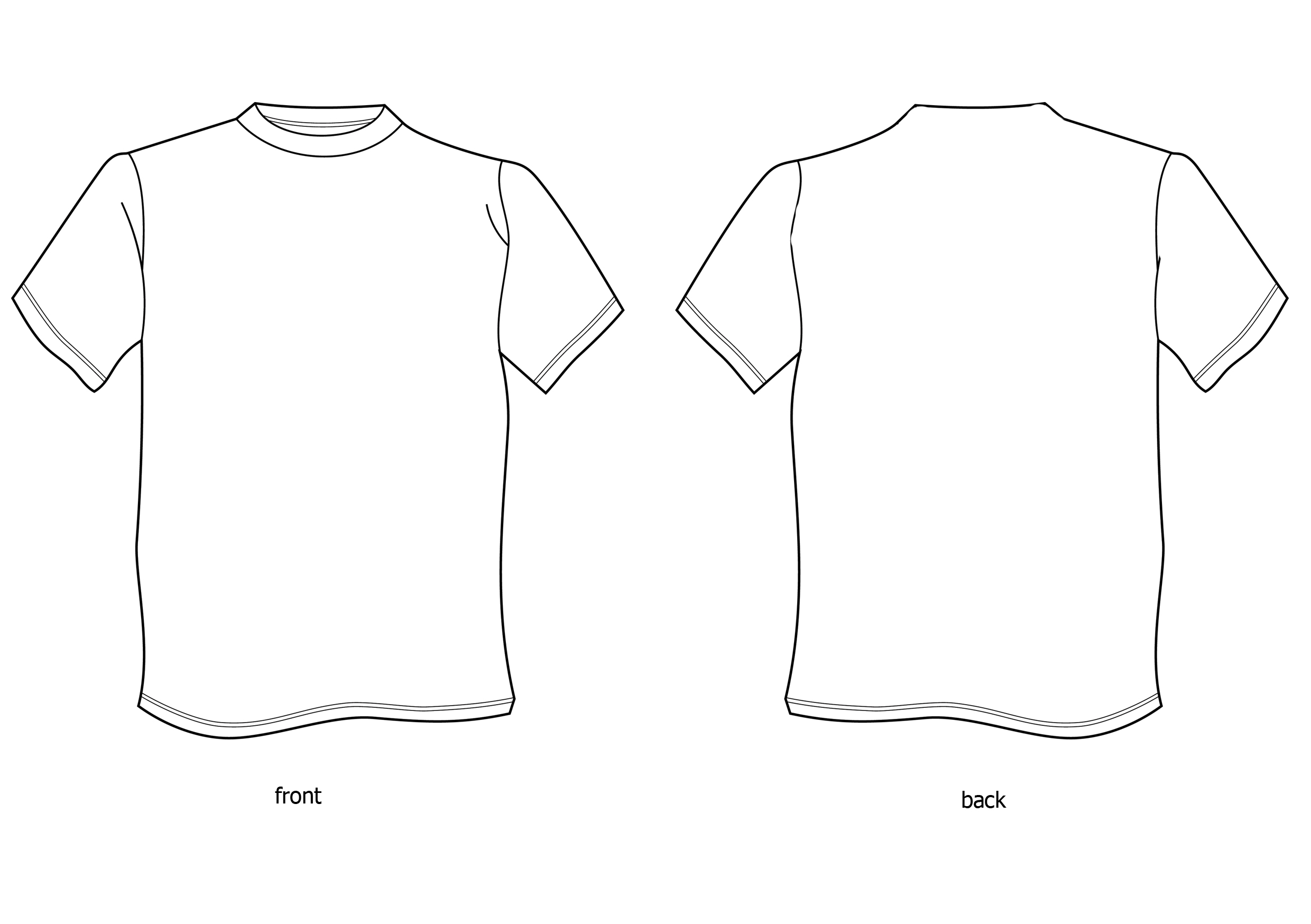 Blank Tshirt Template | Best Template Collection