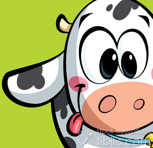 baby cow cartoon - Clip Art Library