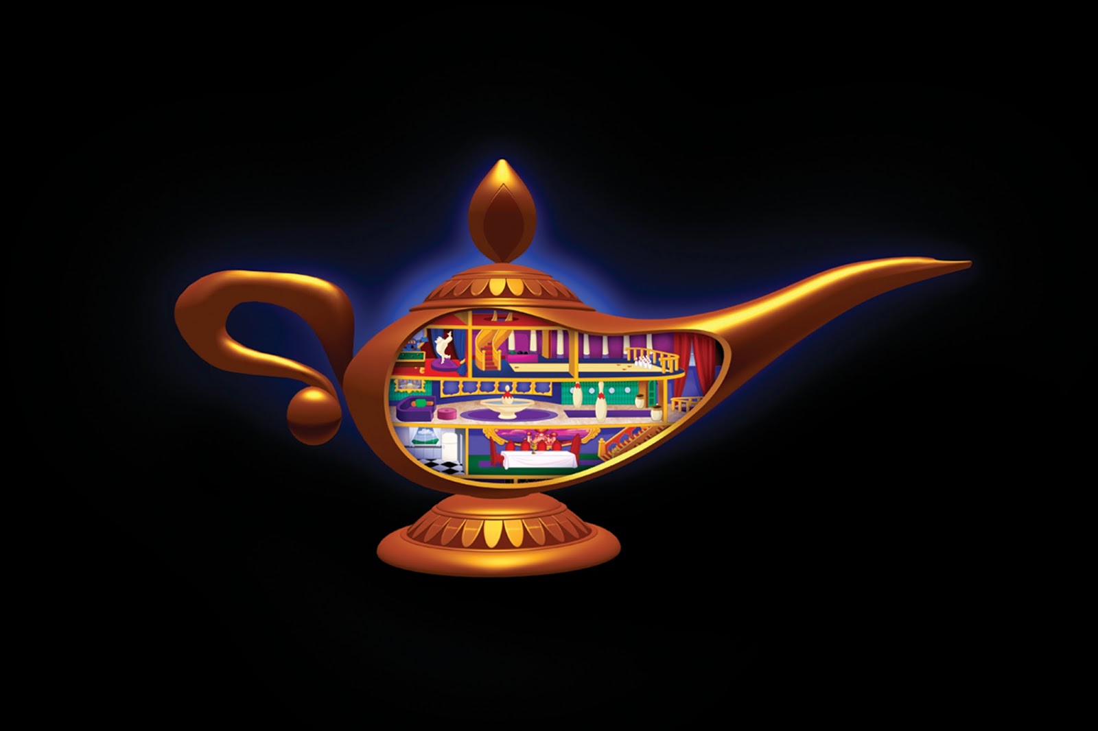 Aladdin Genie Lamp Clip Art Library 6520