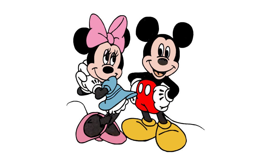 Mickey Minnie Mouse Kissing Mickey Mouse And Minnie Mouse Posters 