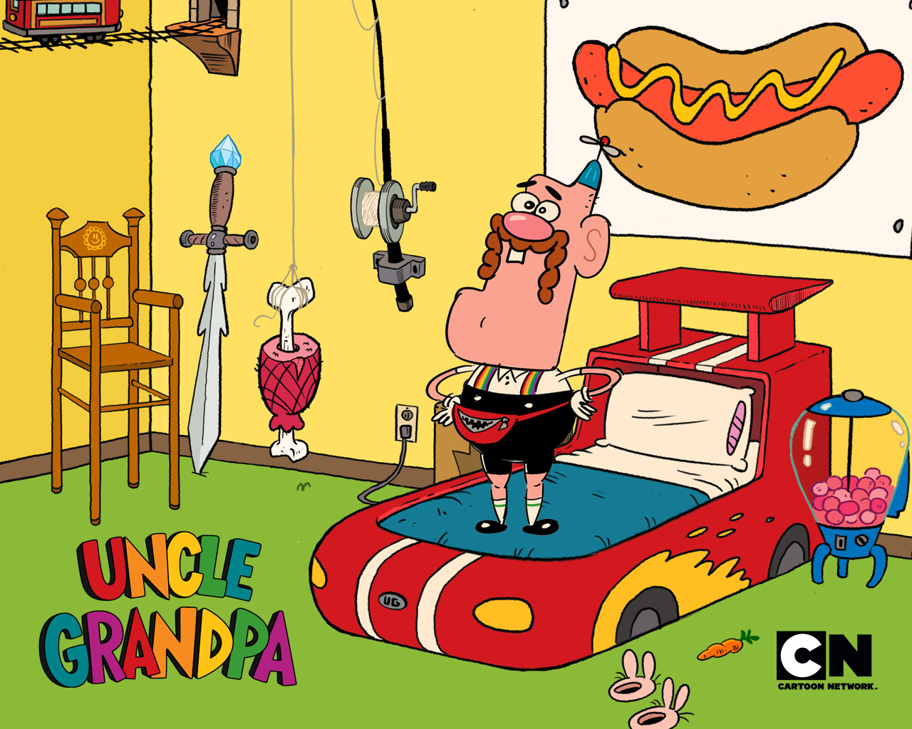 Clip Arts Related To : uncle grandpa bad morning. 